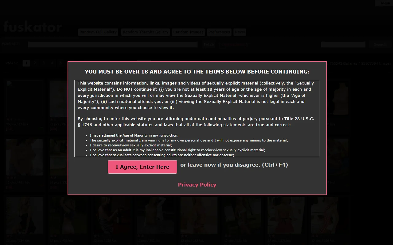 Screenshot of Fuskator